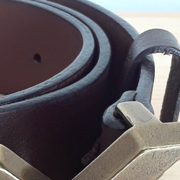 Armani Exchange Men's Genuine Leather Logo Belt - Picture 11 of 13